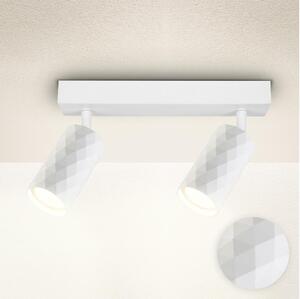 Brilagi - Spot dublu SELE DIAMANT 2xGU10/30W/230V alb
