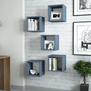 Rafturi perete, Urban Frame, UnicUtil, 30 x 24 x 30 cm, Blue