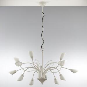 Jupiter 2062 - Candelabru pe lanț GLORIOSA 15xG9/14W/230V crem