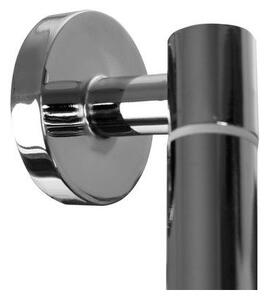 Suport pentru prosoape de baie, 4 brate, rotire la 360 grade, otel, argintiu