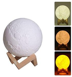 Lampa de veghe cu umidificator, Luna DEKA Moon 3D, 880 ml