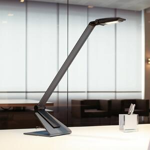 Maul Lampă de birou cu LED MAULsolaris, antracit, înălțime 64 cm, Negru, Studiu / Birou, Metal, Modern