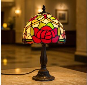 Brilagi - Lampă de masă Tiffany cu vitralii GARLAN 1xE14/40W/230V