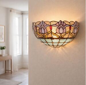 Brilagi - Aplica de perete Tiffany LORAS cu vitralii 1xE14/40W/230V