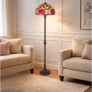 Brilagi - Lampadar Tiffany cu vitralii GARLAN 2xE27/60W/230V