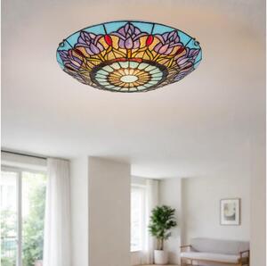 Brilagi - Plafonieră Tiffany cu vitralii LORAS 2xE27/60W/230V