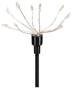 Lampă solară LED decorativă cu senzor, 1,2 V, 3000 K, 73 cm, 600 mAh, IP44
