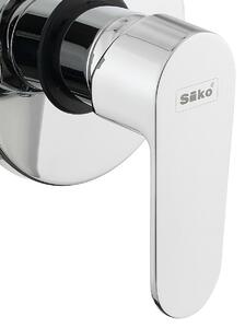 Baterie de duș SIKO Lucida, încastrată, cromată SIKOBSLU210