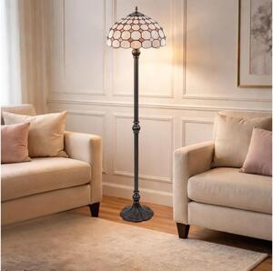 Brilagi - Lampă de podea Tiffany din vitralii DORAN 2xE27/60W/230V
