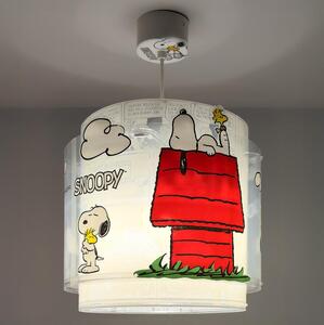 Dalber 76302 - Lustră pentru copii SNOOPY 1xE27/15W/230V alb/roșu