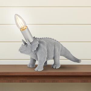 Searchlight Lampă de masă X Triceratops, ceramică, Gri, Camera copiilor, Ceramică