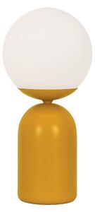 Viokef Lampă de masă Erietta, galbenă, Galben, Camera de zi / sufragerie, Metal, Modern