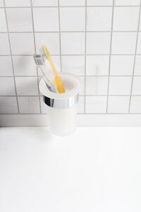 Pahar baie de sticlă cu suport suspendat Swiss Aqua Technologies Simply R crom / sablată SATDSIMR27