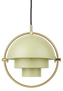 GUBI Multi-Lite, Ø 36 cm, alamă/cremă, reglabil, Bej, Camera de zi / sufragerie, Metal, Design