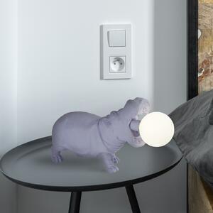 Searchlight Lampă de masă X Hippo, Violet, Camera de zi / sufragerie, Plastic