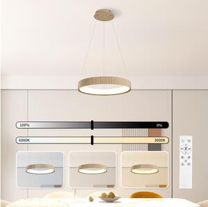 Brilagi - Lustră LED dimabilă pe cablu FALCON MODERN LED/30W/230V 40 cm bej + telecomandă