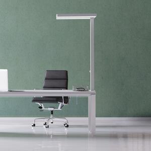 Maul Lampă de masă cu LED MAULjaval, alb, 120 cm, dimabil, bază clemă, reglabil, Alb, Studiu / Birou, Aluminiu, Modern