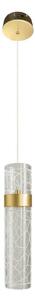Lustră LED pe cablu LAGOS LED/8W/230V, aurie