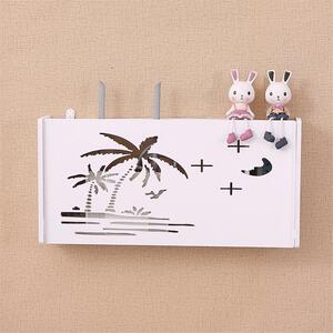 Raft suport Router Wireless, mascare cabluri