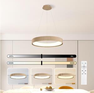 Brilagi - Lustru suspendat pe cablu FALCON MODERN, LED dimabil, 54W/230V, 60 cm, bej + telecomandă