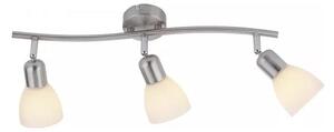 JUST LIGHT. 11953-55 - Spot KARO, 3x E14, 3x40W, 230V, crom mat