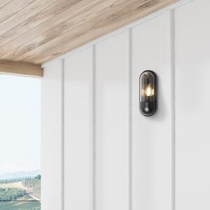Searchlight Aplică de exterior X Capsule, IP44, reglabil, Negru, Aluminiu, Modern