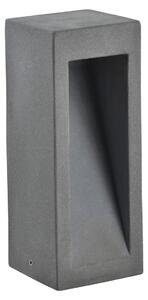 Viokef Style LED piedestal cu lumină, beton, gri, Gri, Beton, Modern