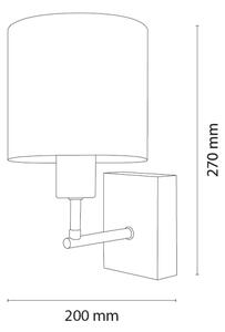 Brilagi - Aplică de perete BOBO WOOD 1xE27/25W/230V stejar/negru/alb/cu figuri de animale