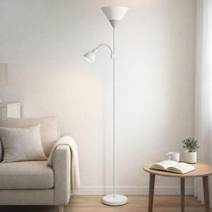 Brilagi - Lampadar ARIANA 1xE27/100W/230V + 1xE14/25W alb