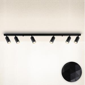 Brilagi - Plafonieră cu spoturi SELE DIAMANT 6xGU10/30W/230V negru