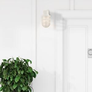 Searchlight Aplică de exterior X Seaside, alb, IP44, reglabil, Alb, Plastic, Modern