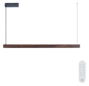 Immax NEO 07300L-LED Lustră dimabilă suspendată pe cablu MADEIRA 26W/230V Wi-Fi Tuya 122 cm nuc