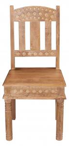 Set 2 scaune din lemn Lakadee maro