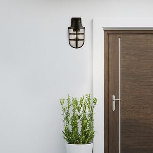 Searchlight Aplică de exterior X Seaside, negru, IP44, reglabil, Negru, Plastic, Modern