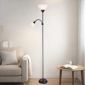 Brilagi - Lampadar ARIANA 1xE27/100W/230V + 1xE14/25W negru