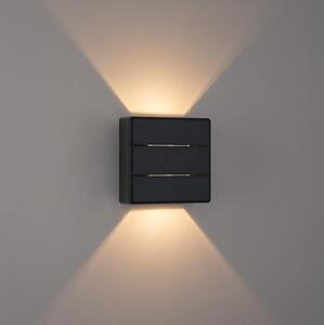 Immax 08520L - Aplica LED de perete pentru exterior LUXLINE, 6W, 230V, 3000K, IP54, negru