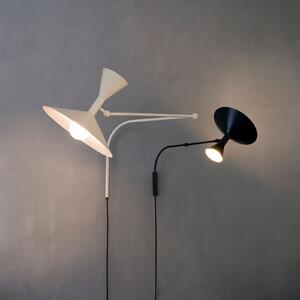 Nemo Mini Lampe de Marseille Aplică perete negru, Negru, Camera de zi / sufragerie, Metal