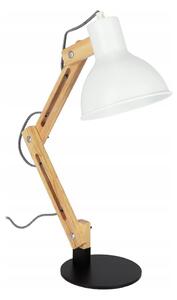 Lampă de masă 1xE27/40W/230V albă/neagră