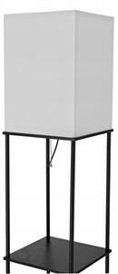 Lampă de podea cu polițe 1xE27/40W/230V negru/alb