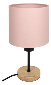 Brilagi - Lampă de masă BOBO WOOD 1xE27/25W/230V stejar/negru/roz