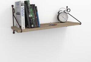 Raft perete, Rustic Charm, UnicUtil, 72 x 27 x 20 cm, Maro