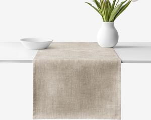 Goldea napron de masă decorativ malaga - cafea natural 35x120 cm