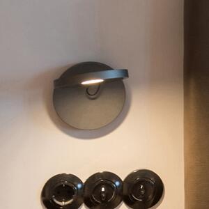 Artemide Demetra Spotlight aplică 3.000K gri, Negru, Camera de zi / sufragerie, Metal, Design