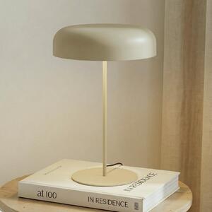 Lindby Lampă de masă Edion, bej, metal, 45 cm, Bej, Camera de zi / sufragerie, Metal, Modern