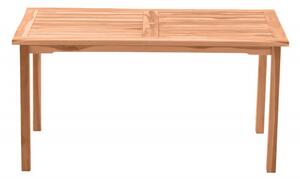 Masa pentru gradina dreptunghiulara din lemn de tec 150x90x75 cm maro