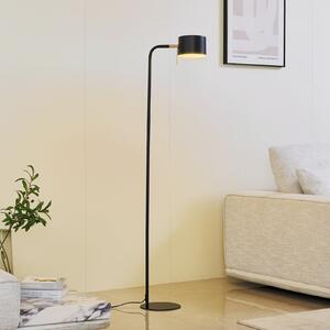 Lindby lampadar Kaida, negru, metal, Negru, Camera de zi / sufragerie, Metal, Modern