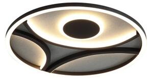 Searchlight 82100-39BK - Plafonieră LED dimmabilă ZENDISC, 20 W, 230 V, 3000 K, diam. 39 cm