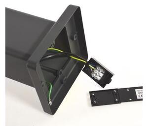 Lampă de exterior SANTA 1xE27/60W/230V, 50 cm, IP54, negru