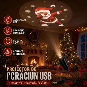 Jingleglow™ Proiector Hd De Crăciun Alimentat Prin Usb