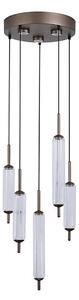 Searchlight 76210-5CL - Lustră LED dimabilă suspendată pe cablu CATTAIL LED/24W/230V